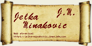 Jelka Minaković vizit kartica
